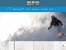 Tablet Screenshot of berod-sports.com